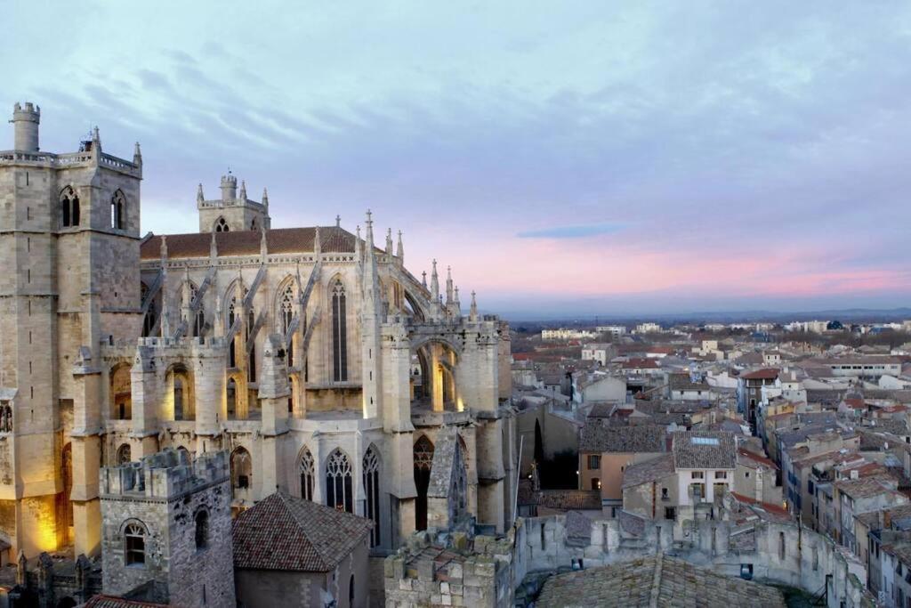 Le St Just : Hypercentre, Vue Imprenable Sur La Cathedrale Narbona Exterior foto